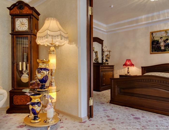 Люкс Люкс Президентский 2-местный 3-комнатный - Санаторий «Пятигорский Нарзан» Пятигорск